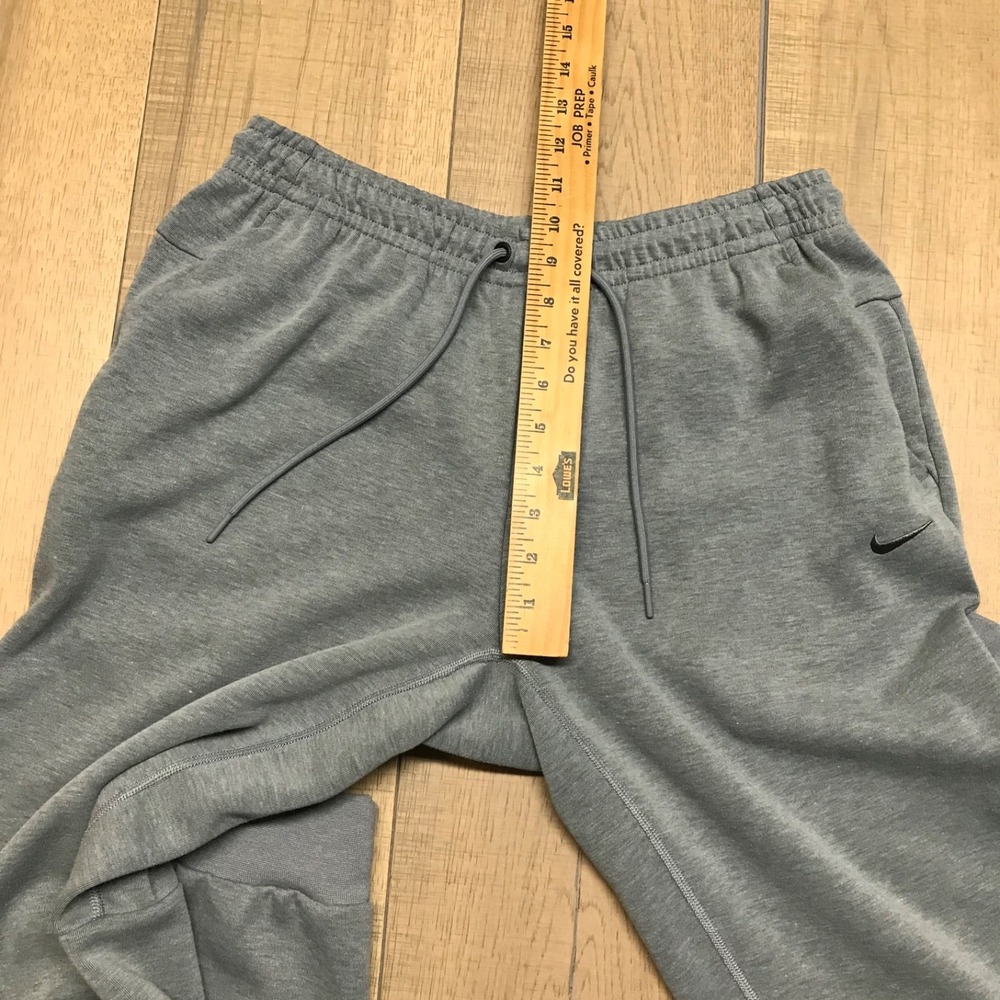 Nike Joggers Pants Mens Size M Gray Fleece Dri-Fit Gym Run Athletic Primary UV - Picture 10 of 12